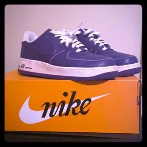 Nike Air Force 1 Purple / White